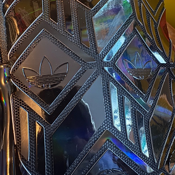 Adidas Black Geometric Backpack - Picture 4 of 8